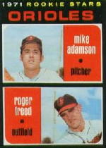 1971 Topps Baseball Cards      362     Mike Adamson/Roger Freed